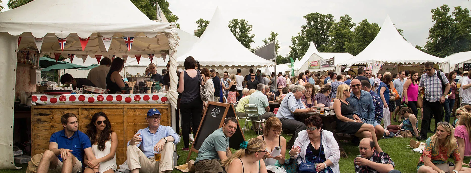 Cider bar at Chippenham Food Festival