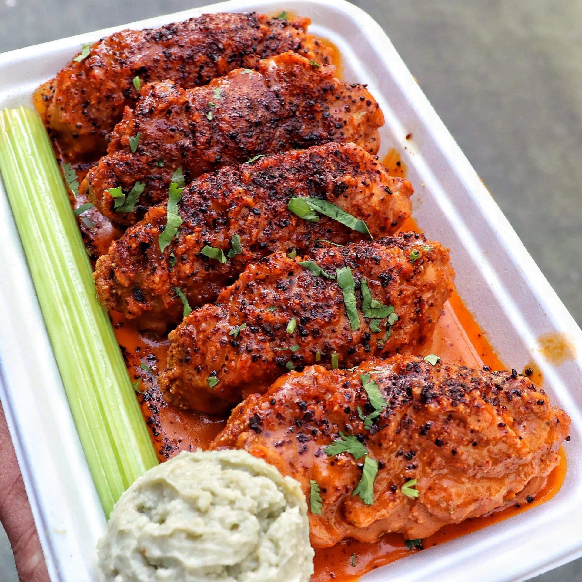 Delicious chicken wings