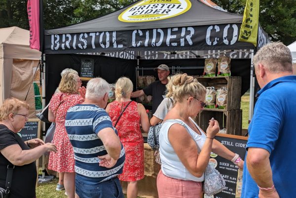 Bristol Cider Company stand at Thame Food Festival