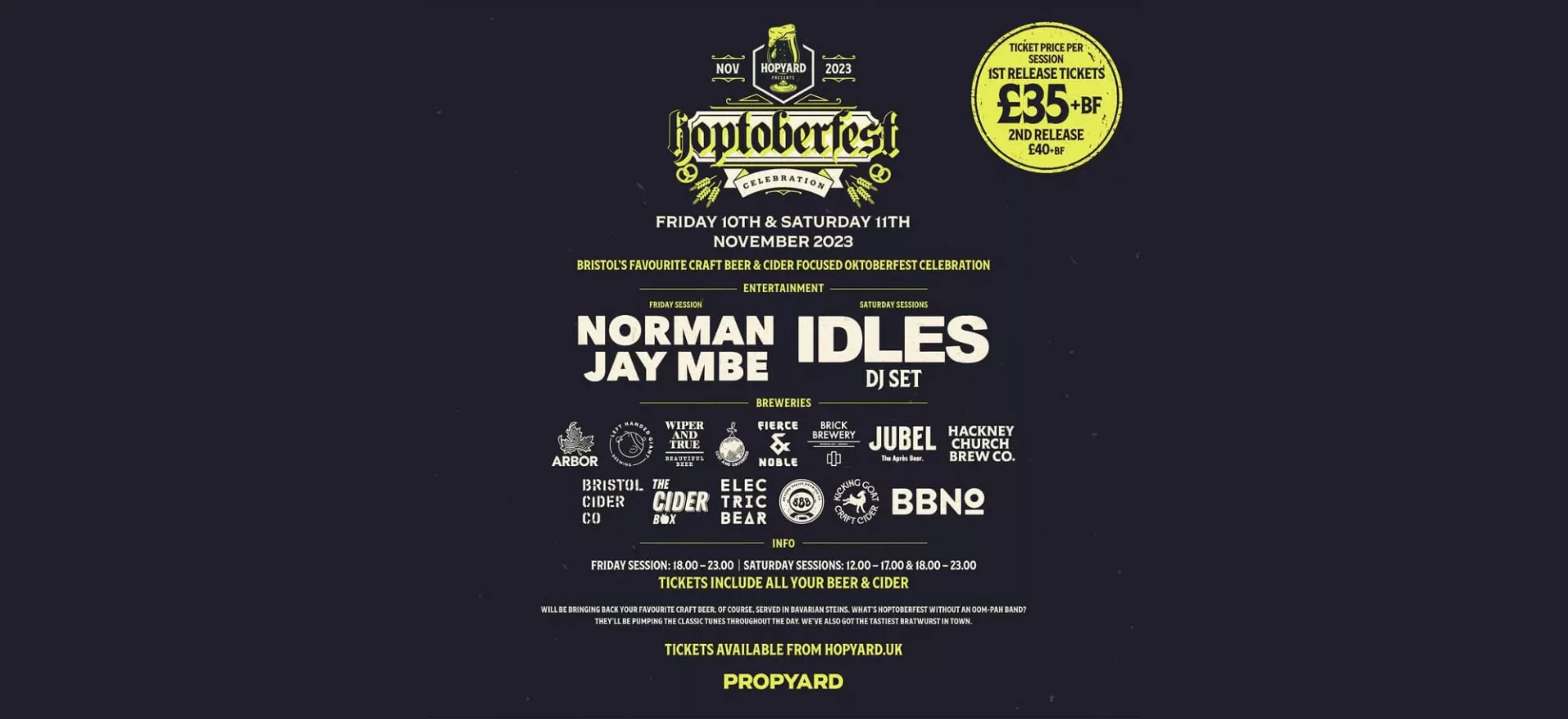 Hoptoberfest at Propyard